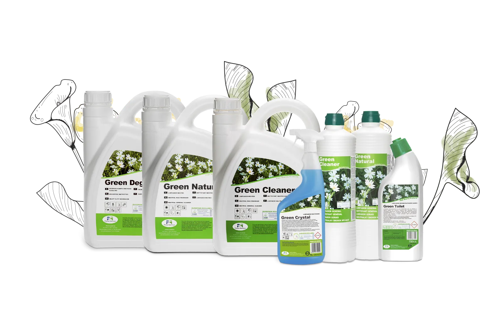 imagen de productos-ecologicos ecolabel de marca proeco quimicas